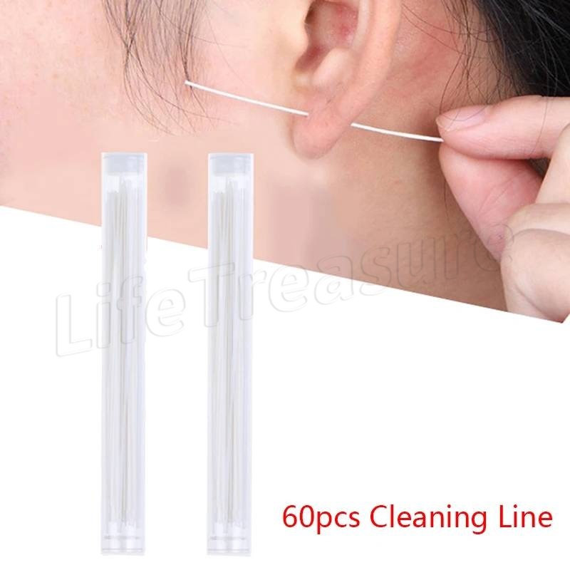 Disposable Earrings Hole Cleaner 60/70pcs Pierced Ear Cleaning Set ear ...