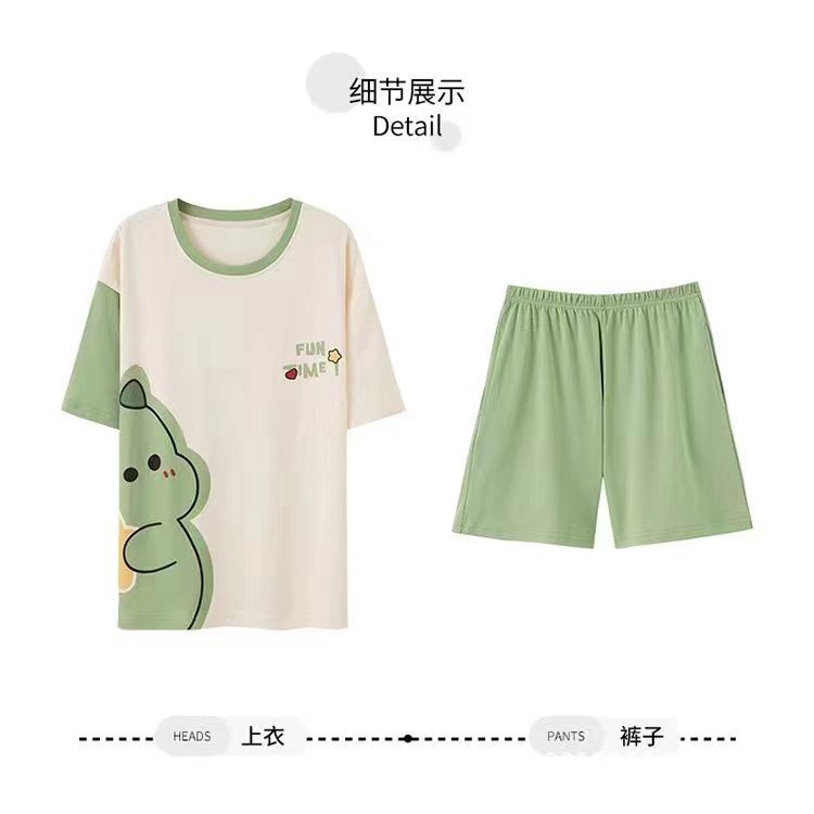 Bộ Đồ Ngủ Pijama Tay Ngắn Phong Cách Mới Mùa Hè 2023 Kích Thước M-5xl [Lff0803]