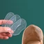 SAIA Miếng Dán Gót Chân Silicon, Chăm Sóc Bàn Chân Chống Mài Mòn Trong Suốt Tay Cầm Đế Lót, Giảm Đau Thời Trang Tăng Silicon Lót Giày Nữ