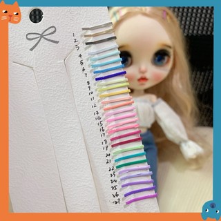 30 Cái / gói Kẹp tóc một dòng thú cưng màu 1,5cm mới, kẹp tóc phụ kiện tóc mèo, kẹp tóc thú cưng, kẹp tóc mini sơn nướng, kẹp tóc búp bê, phụ kiện tóc, chó
