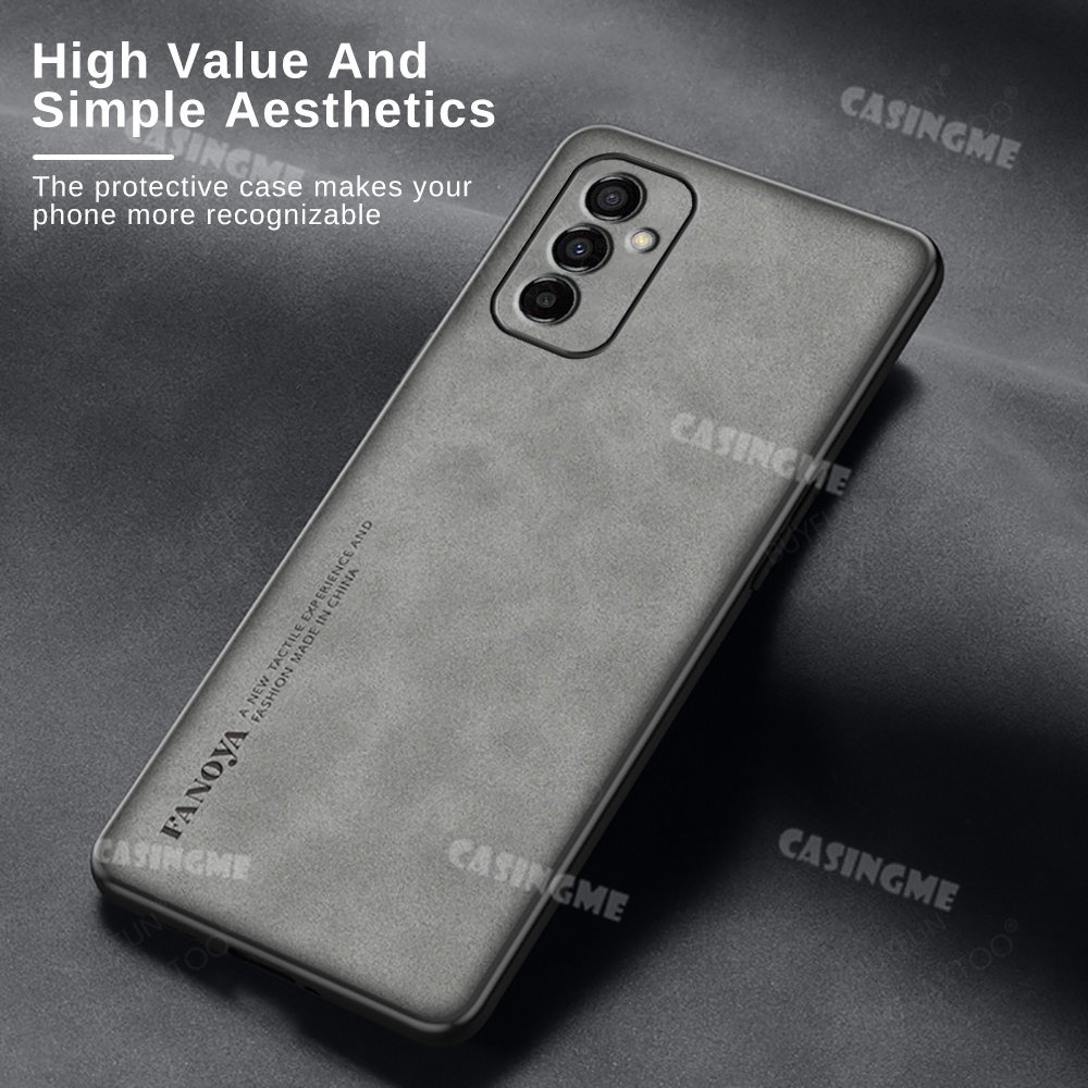 Ốp lưng da cừu họa tiết Samsung S24 FE 2024 cho Samsung Galaxy S23FE S 23 23S S23 FE S23 Plus SamsungS23FE Bảo vệ ống kính Vỏ điện thoại thời trang Ốp lưng chống sốc