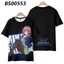 YB1 The Quintuplets Tinh Chất Áo Thun Anime Cosplay Tee Nakano Miku Harajuku 3d Áo Sơ Mi Tay Ngắn Áo Plus Kích Thước