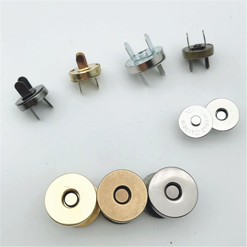 Set 10 Cặp Nút Nam Châm Vô Hình 1.4cm Hoặc 1.8cm Chuyên Dụng May Ví