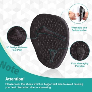 Miếng Lót Giày Cao Gót Giảm Đau Nửa Bàn Chân Bằng Silicon Gel Mềm Dành Cho Bạn Nữ Mang Giày Cao Gót
