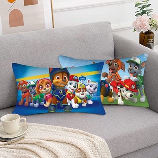 Paw Patrol Gối Hoạt Hình Trẻ Em Ném Gối Một Mặt In Polyeste Sofa Đệm Trang Trí Nhà Cửa (Không Có Lõi)