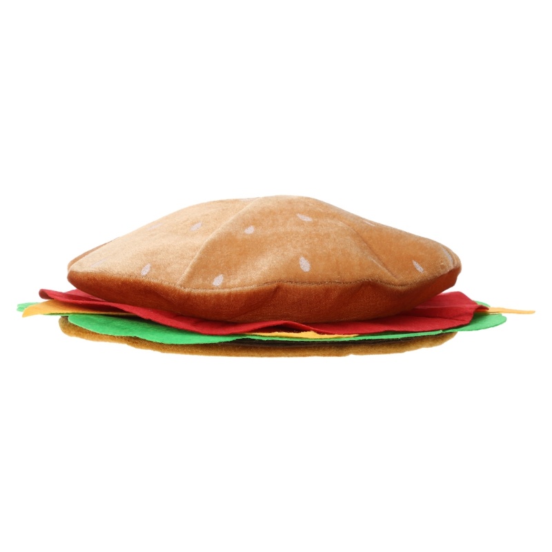 KIKIN Mũ Hamburger Ngộ Nghĩnh - Trang Phục Hoá Trang Lễ Hội