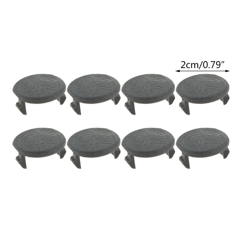 8-piece/set Inner Interior Door Grab Handle Armrest Screw Cover Cap Plug Plastic