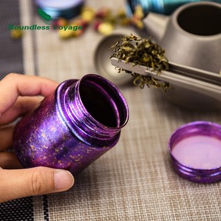 Hộp Thiếc Mini Siêu Nhẹ Đựng Trà / Cà Phê / Trà Tiện Dụng