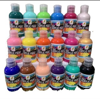 Màu vẽ Craft Acrylic Colormate chai 120ml, màu acrylic, sơn acrylic