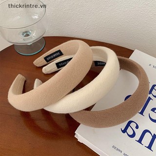 Băng Đô Cài Tóc Bản Rộng Bằng Xốp Phong Cách Hàn Quốc Thời Trang Cho Nữ
