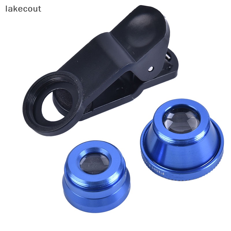 Thấu Kính Mắt Cá + Góc Rộng + Macro 3 Trong 1 Cho Điện Thoại