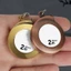 BTF Nhỏ Đo Băng Móc Khóa Mini Đo Băng Có Thể Thu Vào 6 Chân 2M Không Gỉ