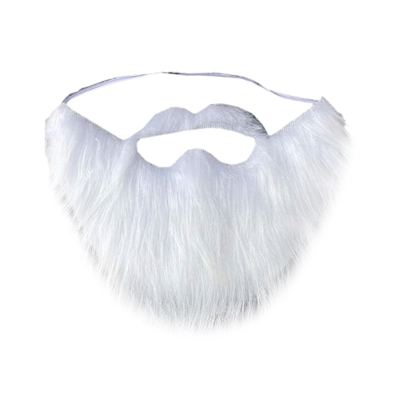 [SUIT] Râu Giả Dài Lông Tơ Râu Cosplay Đạo Cụ Halloween Râu Giả Ngộ nghĩnh ria mép
