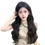 Phần mở rộng tóc gợn sóng dài DELMER, Bộ tóc giả nửa đầu hình chữ U tổng hợp tự nhiên, Phụ kiện tóc Tấm lót tóc giả vô hình chịu nhiệt lông tơ Đảng