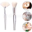 1/3 chiếc bàn chải mặt nạ spa làm đẹp tự làm / bàn chải tạo bọt sữa rửa mặt / dụng cụ đắp mặt nạ hình quạt / bàn chải trang điểm chuyên nghiệp / dụng cụ trang điểm / dụng cụ làm sạch cho phụ nữ