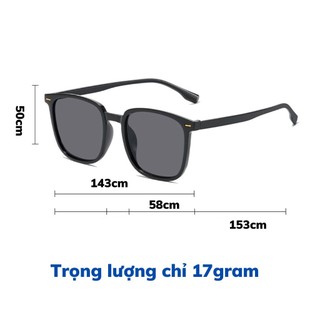 Kính mát nam nữ chống tia uv thời trang du lịch, Kính râm unisex phong cách hàn quốc STYLEY K014