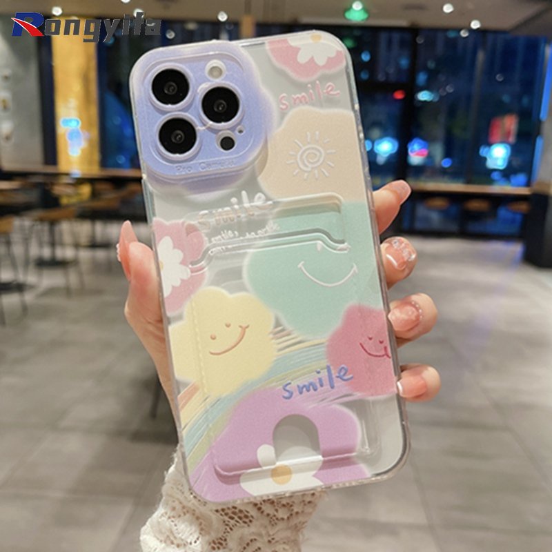 Ốp Điện Thoại Có Ngăn Đựng Thẻ Cho Samsung Galaxy A31 A23 F22 A21S A21 A20S A20 A30 A04S A32 A24 M32 M22 M13 A14 4G A22 A14 A13
