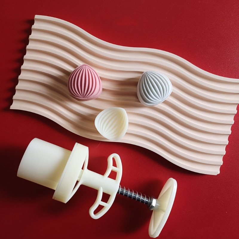 Bang Khuôn Bánh Quy Bánh Trung Thu Hạt dẻ Máy Làm Bánh Trung Thu Cắt-Mold Áp Lực Tay DIY Trung Thu Lễ Hội-Trang Trí Cookie Bánh Ngọt Dụng Cụ