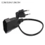 BORAGETE Đến Nữ 0./ 0.6m / 1.8m / 2Prong Bend Angled Cord Europea Ổ cắm điện