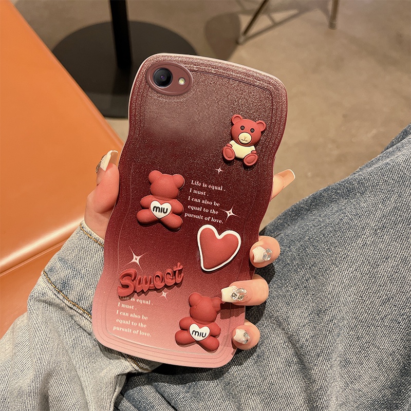 ốp lưng OPPO A83 ốp lưng OPPO A3s a1k Ốp Điện Thoại tpu Mềm Họa Tiết Hoạt Hình Màu Gradient 3D Cho OPPO A83 A3s A31 A1K A33 A53 A5 2020 A83 MMX