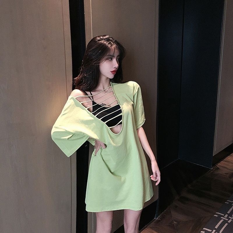 Đầm Midi Tay Lửng Dáng Rộng Thời Trang Dành Cho Nữ