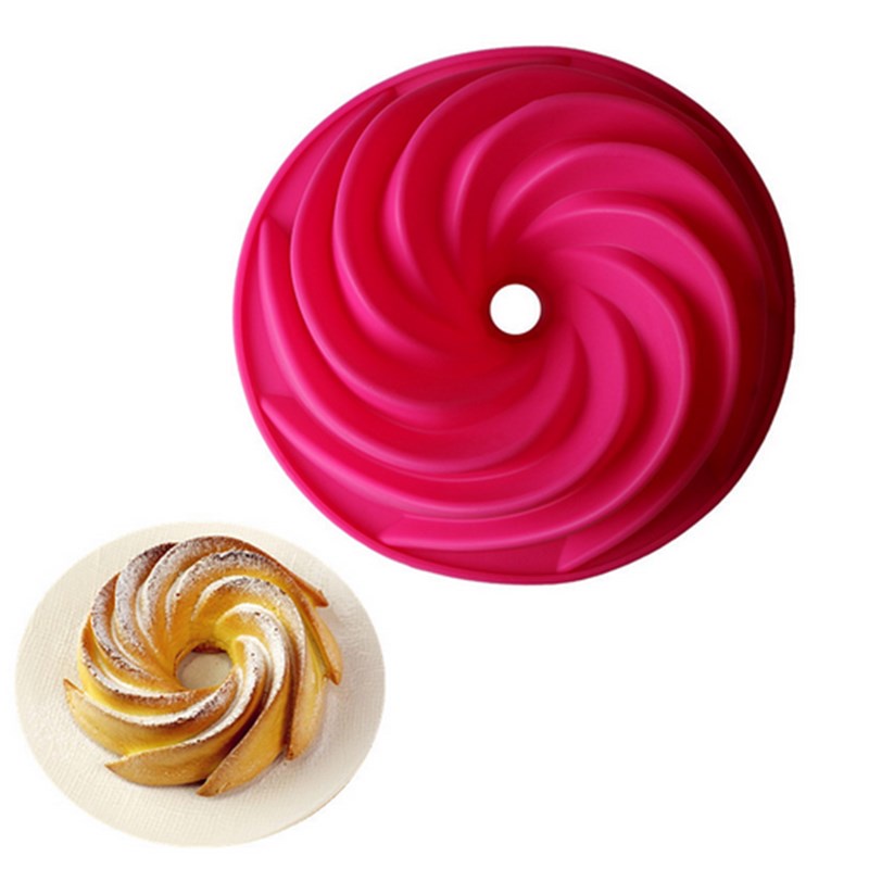 Khuôn nướng bánh silicone tráng miệng kiểu Pháp 6/9 inch, mousse, DIY, Guguhoff