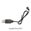 WU 250mA SM cắm 3 6V 2P Bộ sạc USB có đèn báo sạc Led cho Bộ đồ chơi ô tô NiMH NiCD RC