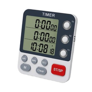 Đồng Hồ Hẹn Giờ Kỹ Thuật Số 3 Kênh Đếm Ngược / Âm Lượng 3 Mức Độ
