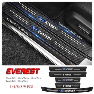 Sticker Sợi Carbon Dán Cửa Xe Hơi Ford Everest G1 U268 G2 U375 G3 U740 2022-UP Chống Trầy Xước