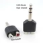 1 / 4 "Jack đực sang 6.35 6.5 Nữ RCA Bộ Chuyển Đổi Y Bộ Chia Đầu Nối Âm Thanh Mono Stereo Micro Adapter Tai Nghe VNK3