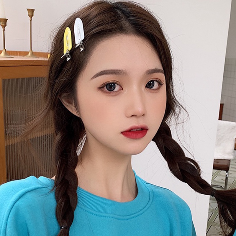 Ảnh Set 10 kẹp tóc mỏ vịt AIJOLEN kim loại phong cách Hàn Quốc dễ thương cho nữ 4