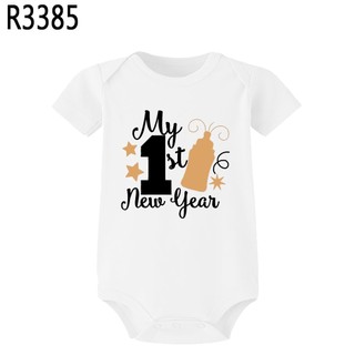 Bình Giáng Sinh / Năm Mới Của Tôi Giáng Sinh Cho Bé Áo Liền Quần Cotton Tuyên Bố Thường Ngày Body Cho Bé Năm Mới Jumpsuit xmas onesie ZHND