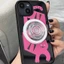 Ốp Điện Thoại Trong Suốt Có Vòng Đỡ Kim Loại Hít Nam Châm Có Thể Gập Gọn Cho iPhone 14 15 16 Pro Max