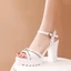 GIÀY SANDAL CAO GÓT QUAI CHÉO ĐÁ 9P LÓT MỀM THẤM HÚT MỒ HÔI - CG622