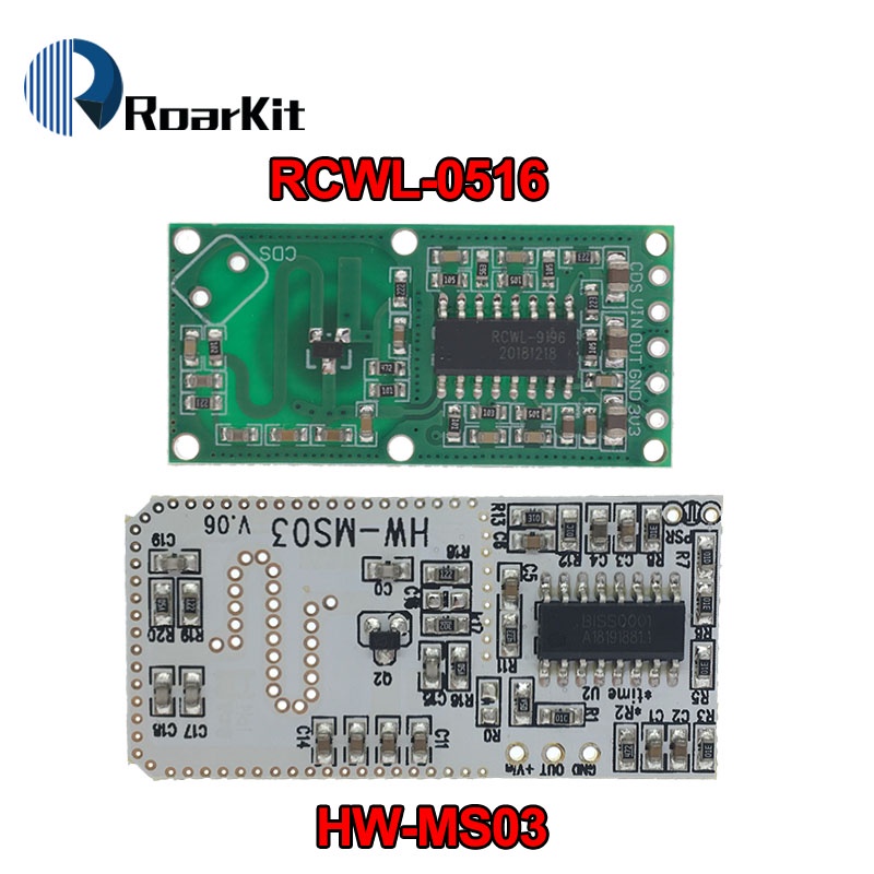 Cảm biến radar chuyển động HW-MS03 2.4GHz đến 5.8GHz Công tắc cảm ứng ...
