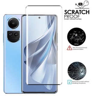 Dành Cho OPPO Reno 11 5G Full Cover Kính Cường Lực Bảo Vệ Màn Hình Cho OPPO Reno 11 11F 12 12F 10 8 Pro + Pro Plus 7 8T 4G 5G Phim Kính Và Bảo Vệ Camera