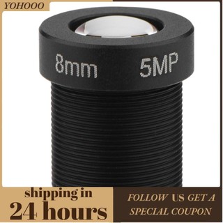 Yohooo Ống kính camera quan sát 5MP 8 mm IP chất lượng cao Nhẹ cho M12x0.5 FOD