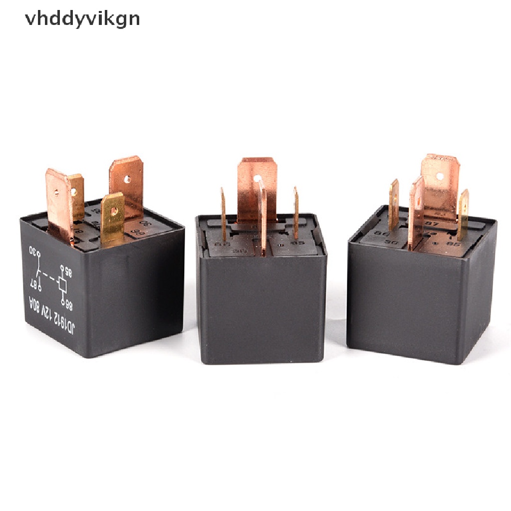 Rơle hạng nặng 4Pin 24V 12V 80A JD1912 Chống nước cho ô tô