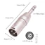Charmantcc1 Nam 1 4 inch 6 35mm sang Nam Bộ chuyển đổi XLR 3 chân Đầu nối Jack âm thanh nổi