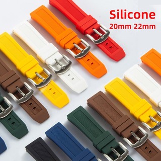 Dây Đồng Hồ Đeo Tay Silicon Cao Su Tháo Gỡ Nhanh Chống Nước 20mm 22mm Cho Seiko SKX007