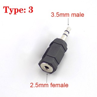 Bộ chuyển đổi âm thanh nam 3,5 mm 6,5 mm sang đầu nối phích cắm âm thanh nổi nữ 3,5 mm cho cáp loa Aux Jack cắm tai nghe F @ V1N