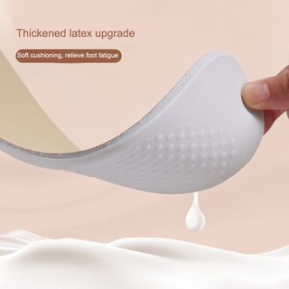 Miếng Lót Giày Thể Thao Bằng Da Bò Latex Hỗ Trợ Giảm Xóc