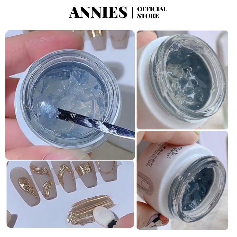 Ảnh ANNIES Keo tạo hình bột gương thuật bán rắn làm móng hiệu ứng ba chiều đặc biệt không chảy 2