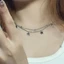 OXXGGKAO Y2K Hai Lớp Ngôi Sao Năm Cánh Vòng Cổ Punk Ngôi Sao Mặt Dây Chuyền Choker Thời Trang