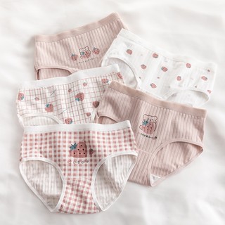 Quần Lót cotton Kháng Khuẩn Họa Tiết Dễ Thương Chất Lượng Cao Luyoo11