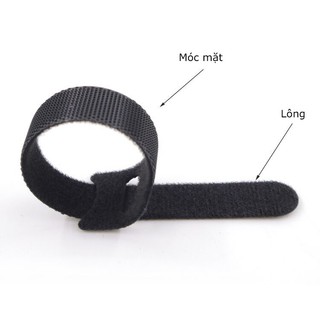 Combo 10 Dây Dính Vãi Velcro - dây buộc gọn dây điện dây cáp SUNNY DAY