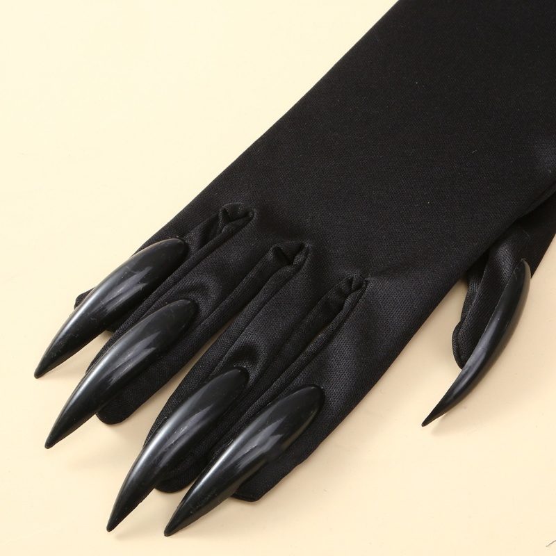YOI Đáng Sợ Halloween Sói Móng Vuốt Găng Tay Handmade Móng Tay Phù Thủy Tay Mardi Gras Móng Tay Dài Sinh Nhật Trang Phục Hóa Trang