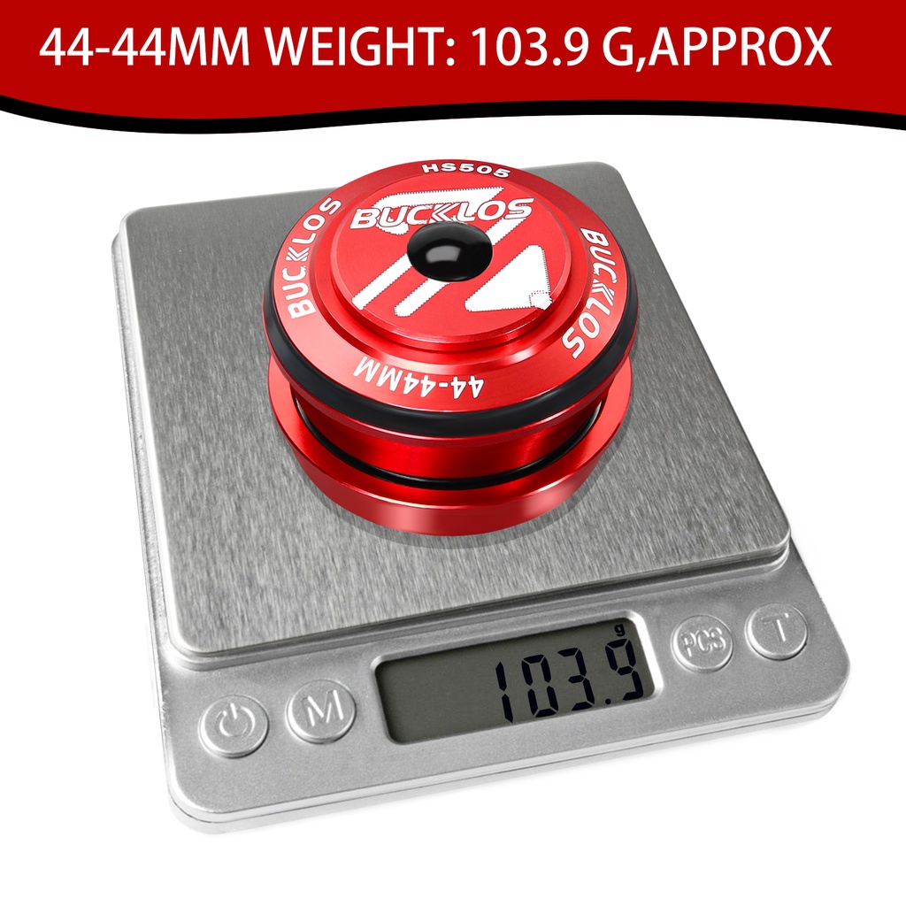 Tai nghe xe đạp BUCKLOS Vòng bi đôi 34-34 / 44-44 / 44-50.6 / 44-55 / 44-56 / 41.8 / 52mm Tai nghe xe đạp leo núi đường trường cho khung nĩa 28,6mm