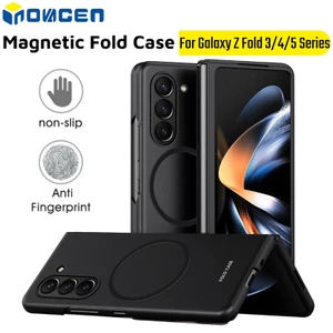 Vỏ điện thoại từ tính inovagen cho samsung galaxy z fold 5, gấp 4, gấp 3, baby skin touch, hỗ trợ sạc không dây, vỏ bảo vệ toàn diện pc chống vân tay