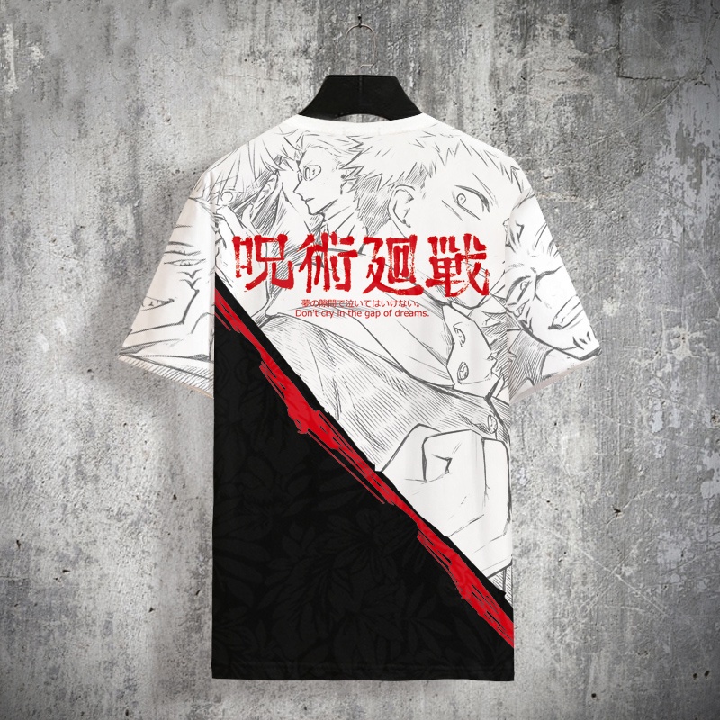 SY3 Jujutsu Kaisen Anime 3D Áo Thun Unisex Cosplay Gojo Satoru Tee Cho Trẻ Em Người Lớn Tay Ngắn Hàng Đầu Đồ Họa Áo Sơ Mi Thường Ngày